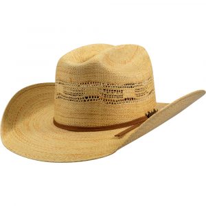 Sombrero vaquero Bangora premium color amarillo con ventilación en la copa, ala ancha y acabado western, diseñado para brindar comodidad, resistencia y protección solar.