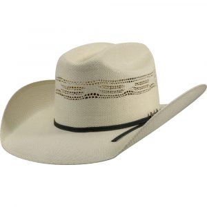 Sombrero vaquero de Bangora con copa ventilada, ala amplia y diseño western. Ligero, resistente y cómodo para trabajo, rodeo y uso diario.